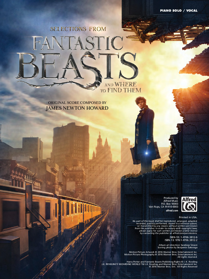 Fantastic Beasts and Where to Find Them Selections from the Movie P/V/G