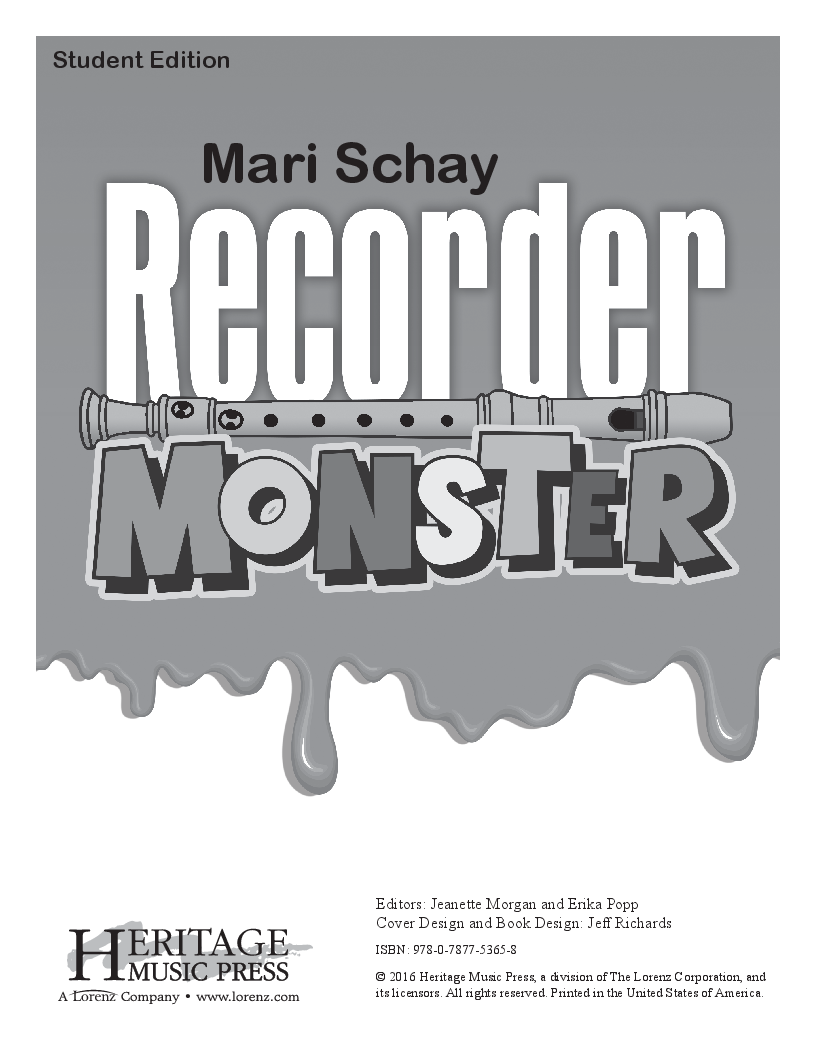 Recorder Monster Book