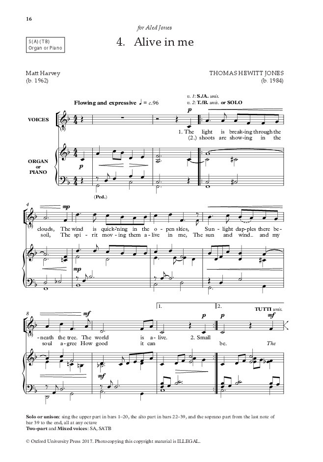 The Oxford Book of Easy Flexible Anthems Spiral Bound Edition