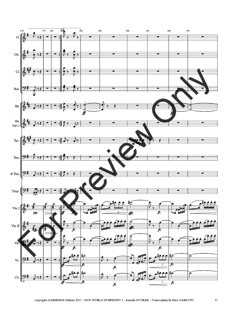 New World Symphony - 1st Movement - Full Orchestra P.O.D.