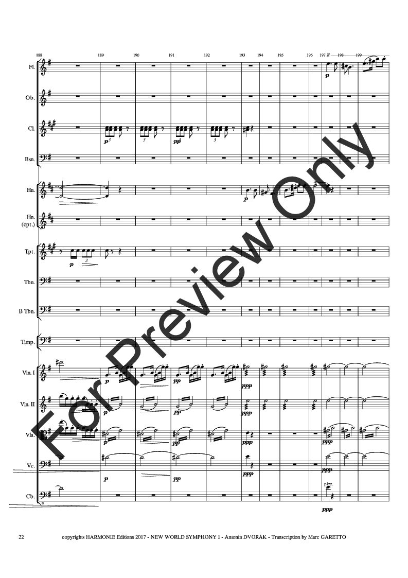 New World Symphony - 1st Movement - Full Orchestra P.O.D.