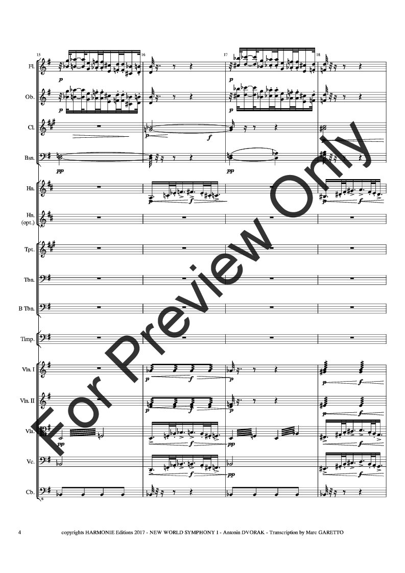 New World Symphony - 1st Movement - Full Orchestra P.O.D.