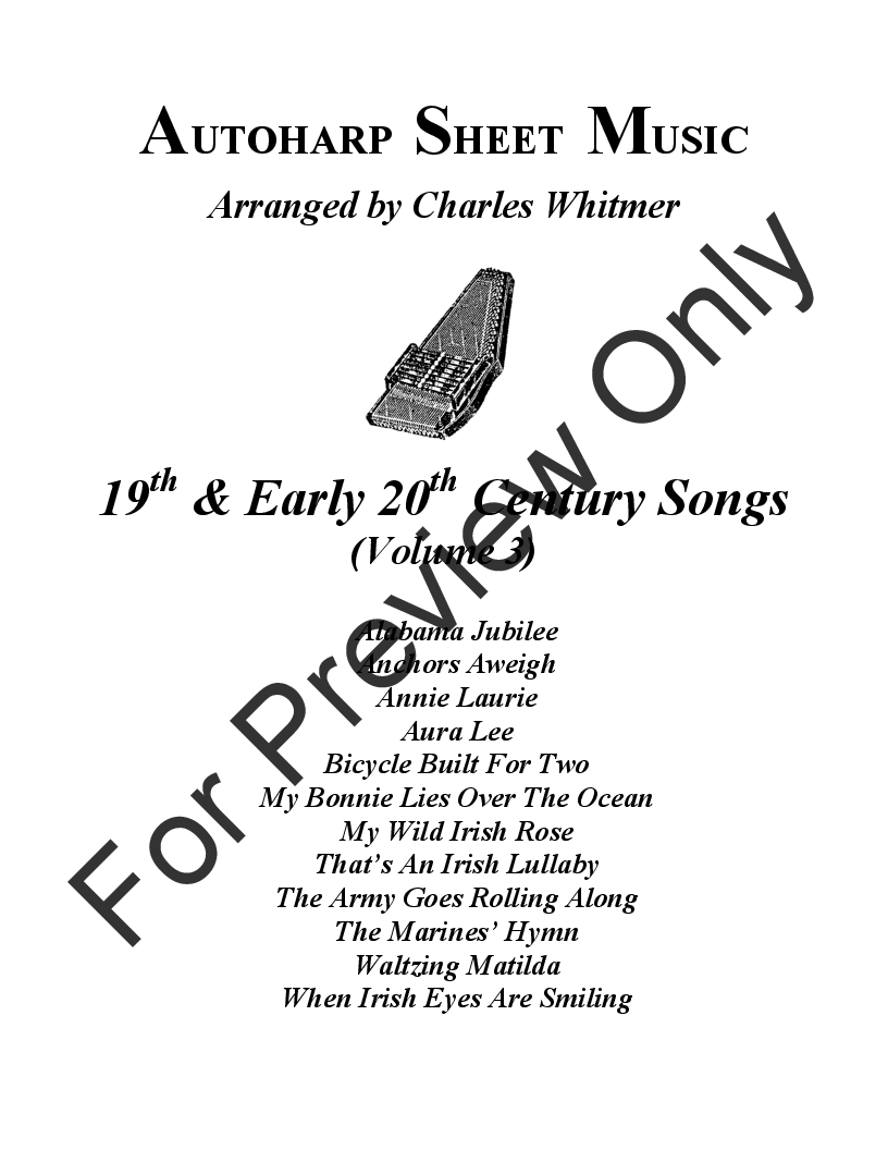 19th & Early 20th Century Songs, Volume 3 P.O.D.