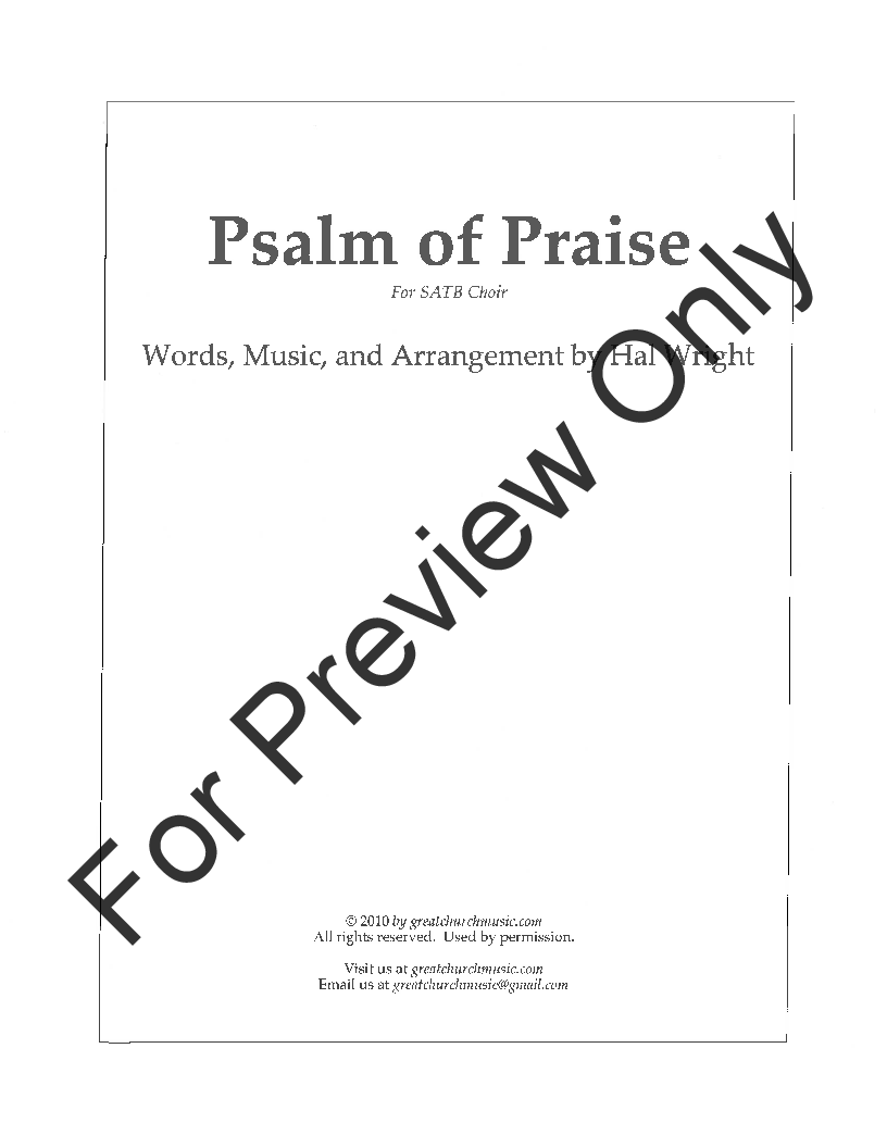 Psalm of Praise P.O.D.
