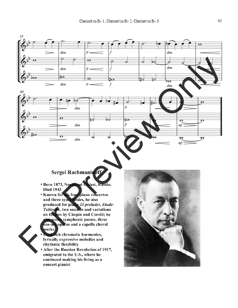 Themes of Early 20th Century Composers for Band P.O.D.
