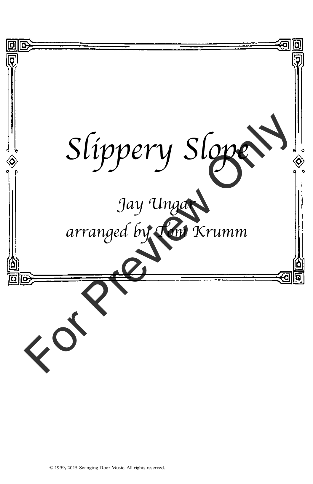 Slippery Slope P.O.D.