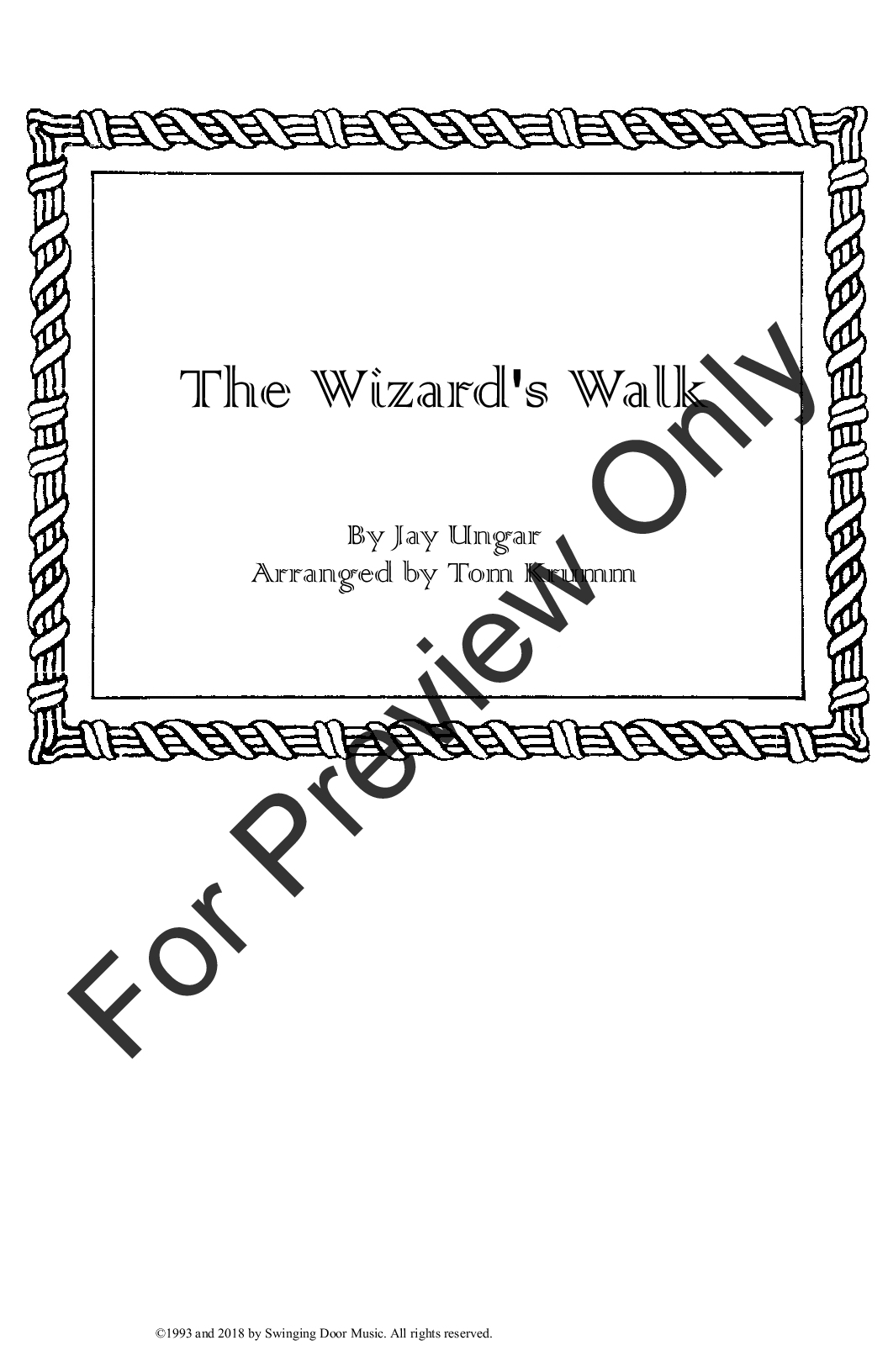 The Wizard's Walk P.O.D.