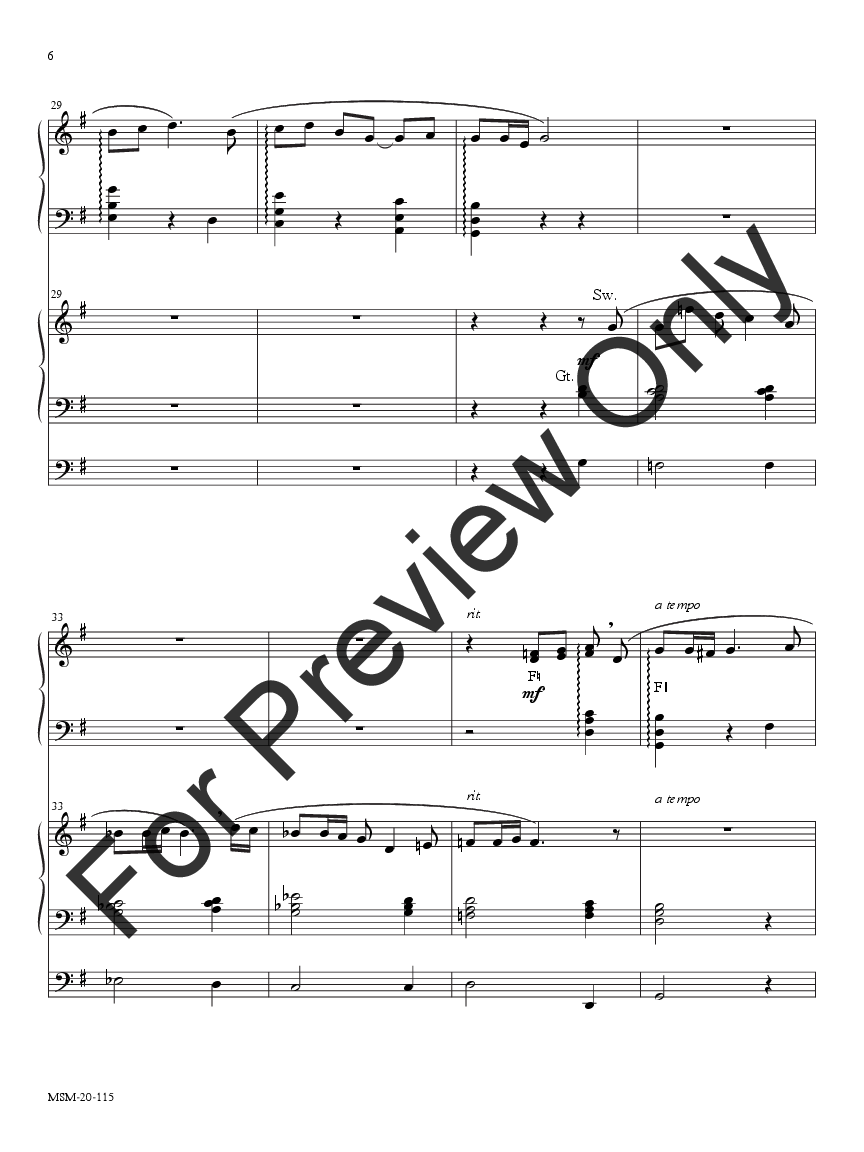 Christmas Carol Trilogy for Harp and Organ