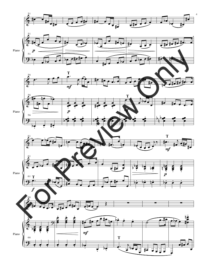 Preludio y Fuga para Clarinete y Piano P.O.D.