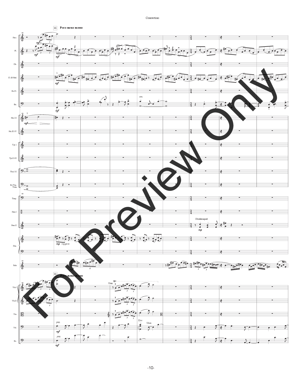 Concertino for Baritone Saxophone and Orchestra P.O.D.