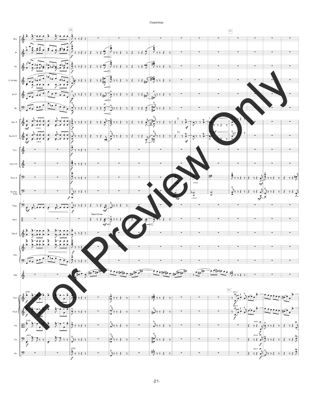 Concertino for Baritone Saxophone and Orchestra P.O.D.