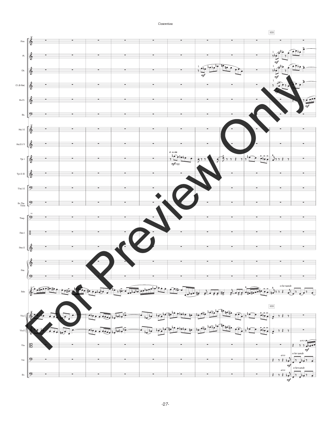 Concertino for Baritone Saxophone and Orchestra P.O.D.