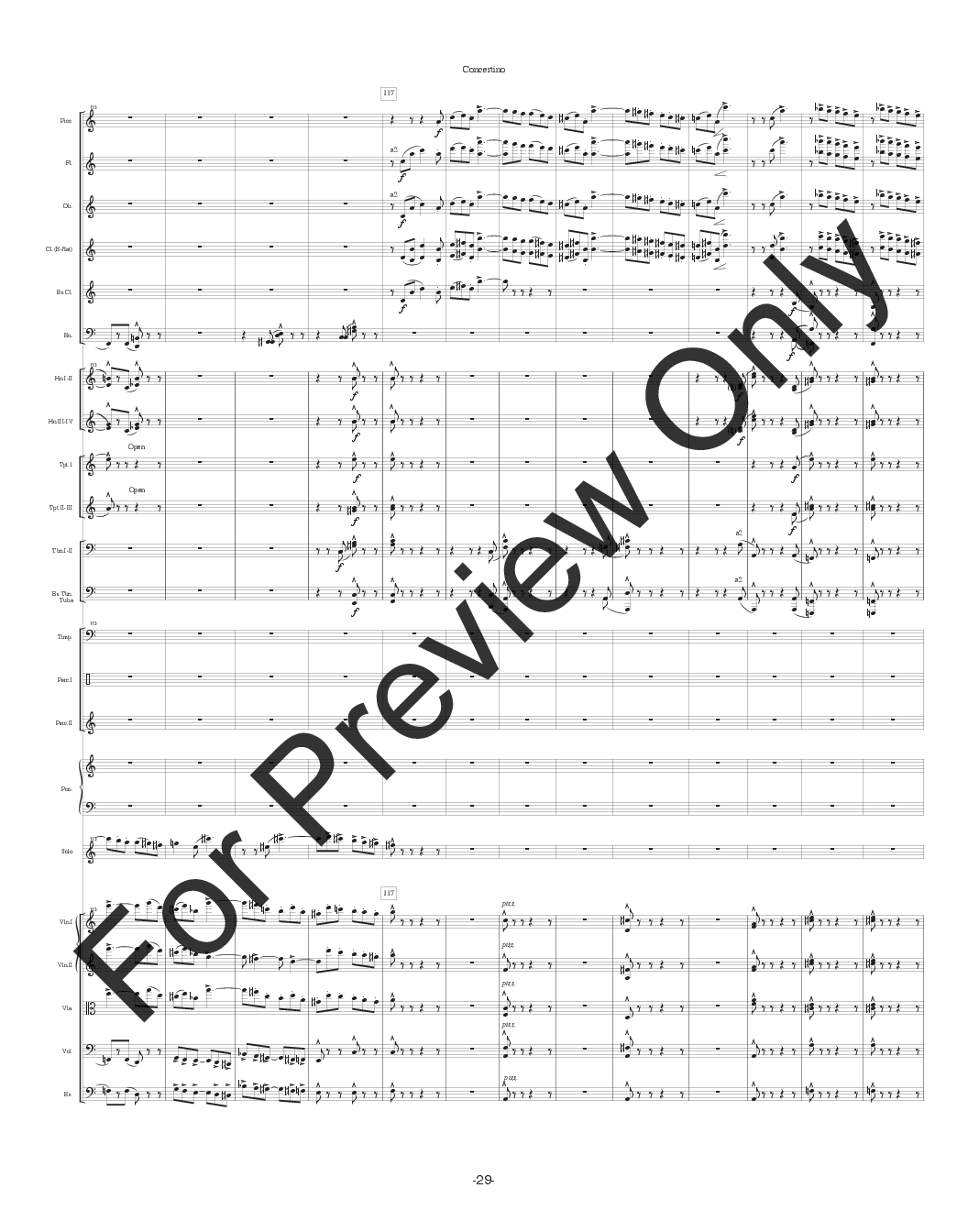 Concertino for Baritone Saxophone and Orchestra P.O.D.