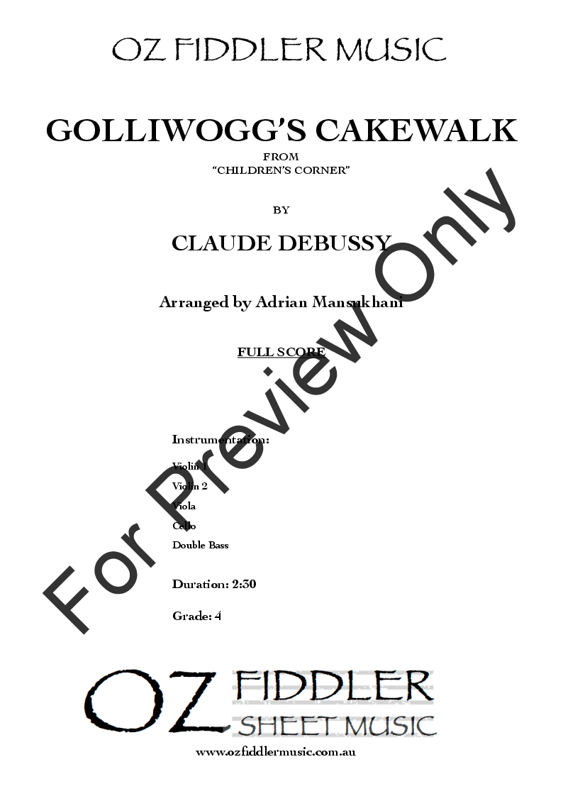 Golliwogg's Cakewalk P.O.D.