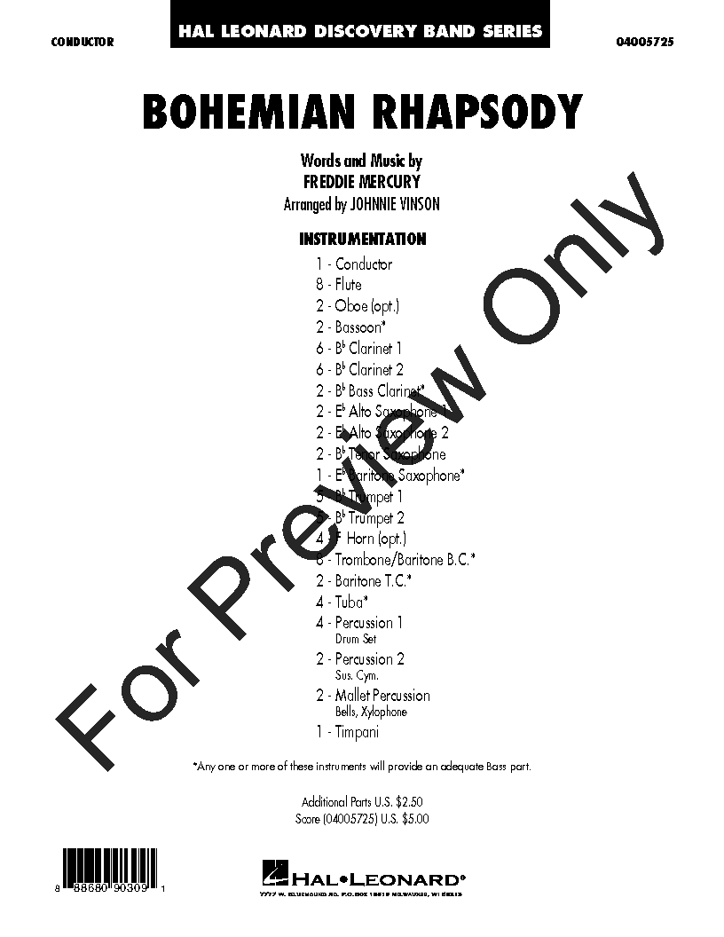 Bohemian Rhapsody EPRINT