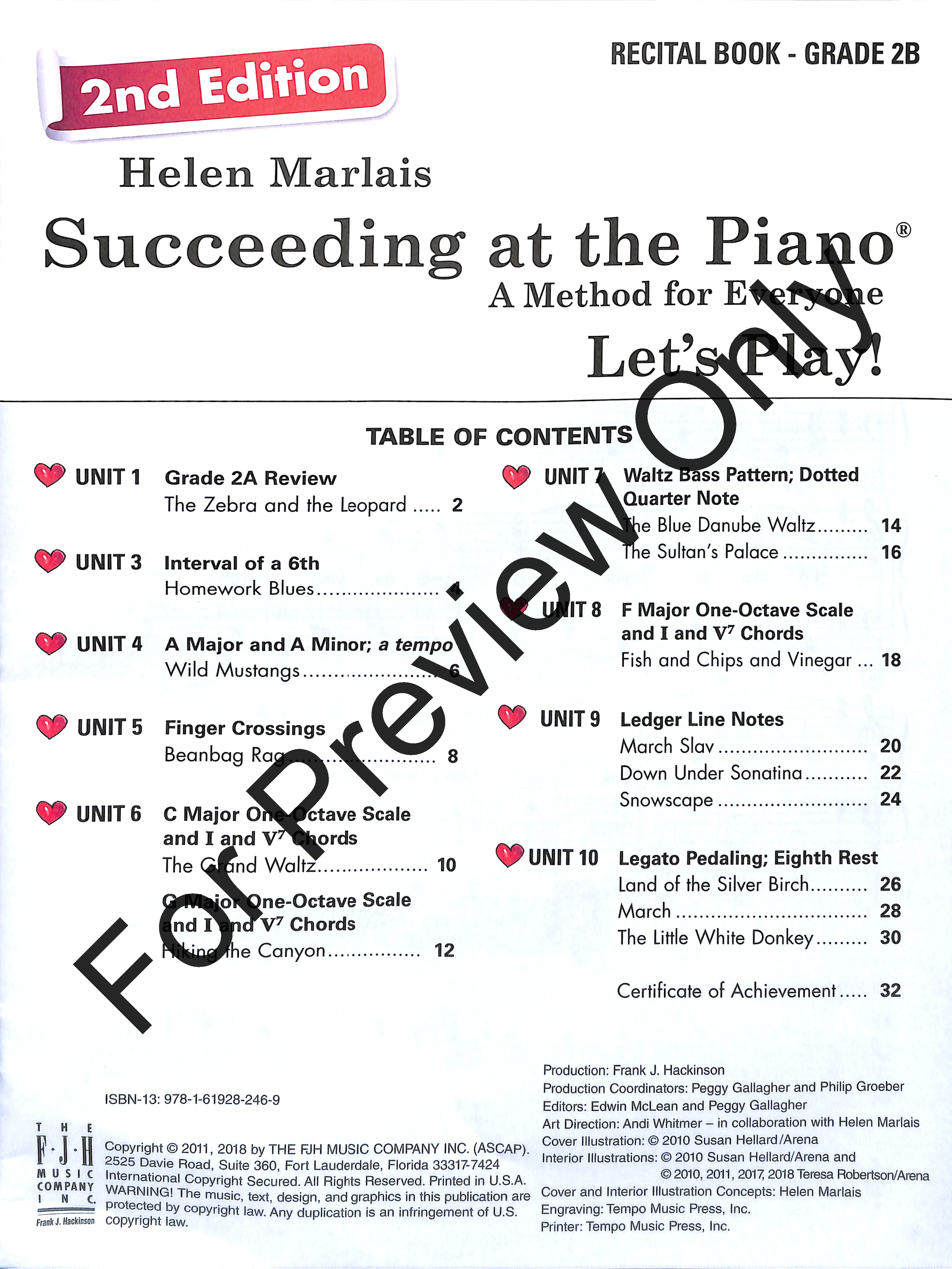 Succeeding at the Piano #2B 2nd Edition Recital BK/CD-ROM