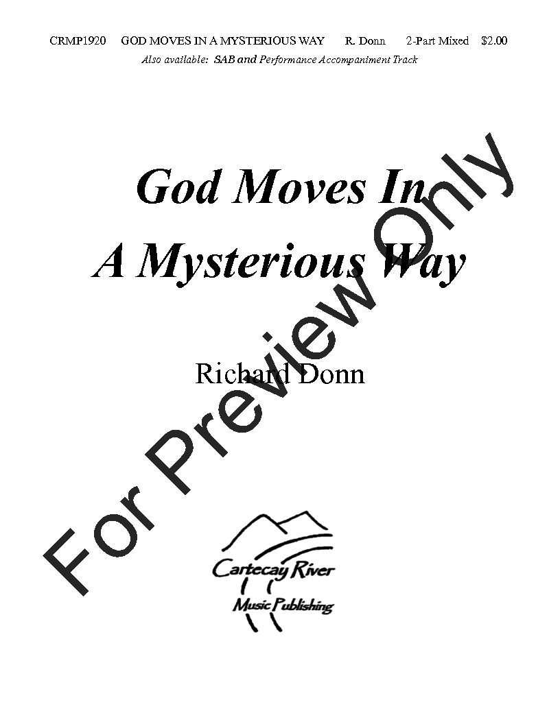 God Moves In A Mysterious Way P.O.D.