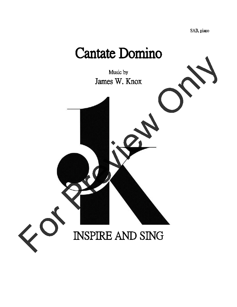 Cantate Domino P.O.D.