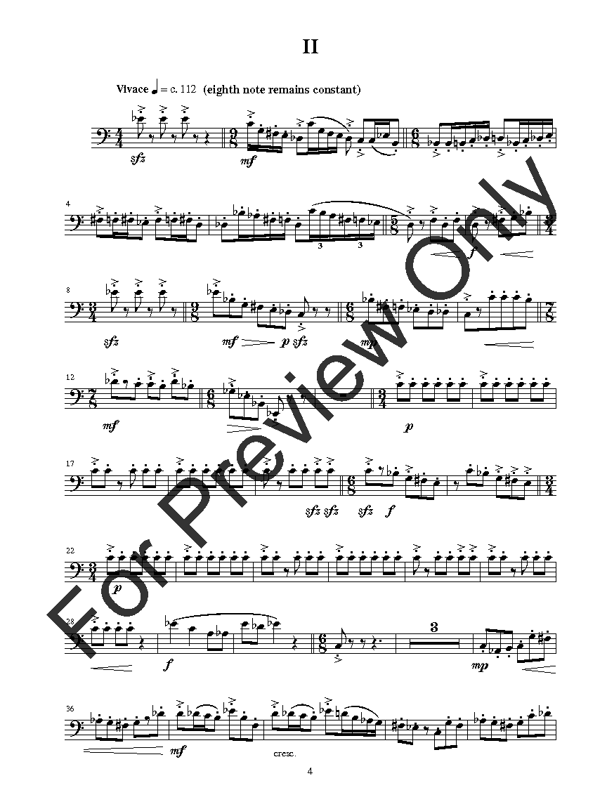 4 miniatures per 4 strumenti a fiato Quartet for Flute, Clarinet, Bassoon, and Horn