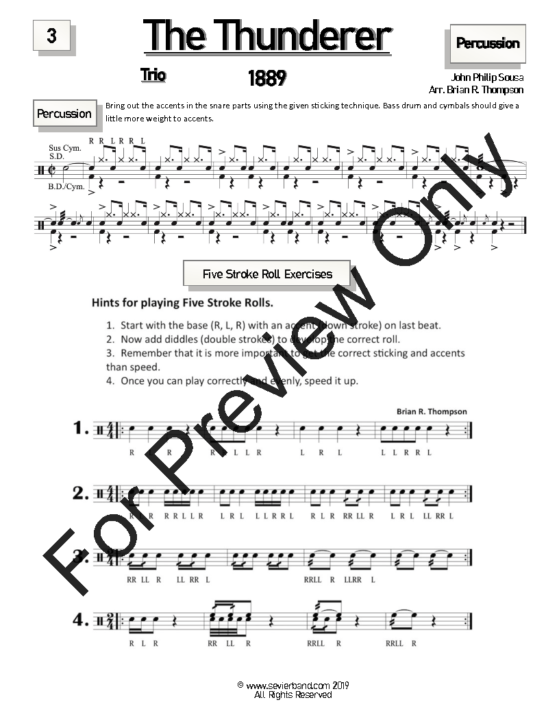 Progressive Musial Studies: Sousa Grade 2 - 3 P.O.D.