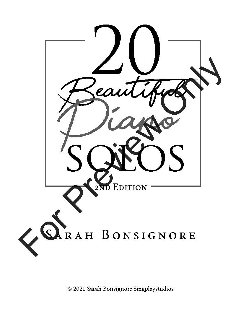 20 Beautiful Piano Solos P.O.D.