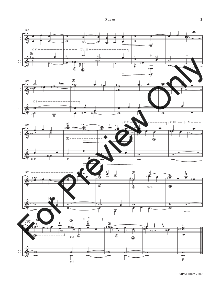 Prelude & Fugue P.O.D.