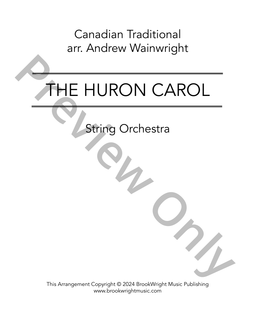 The Huron Carol P.O.D.