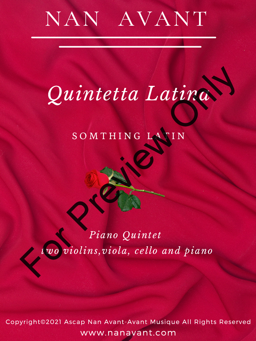 Quintetta Latina~ Piano Quintet P.O.D.