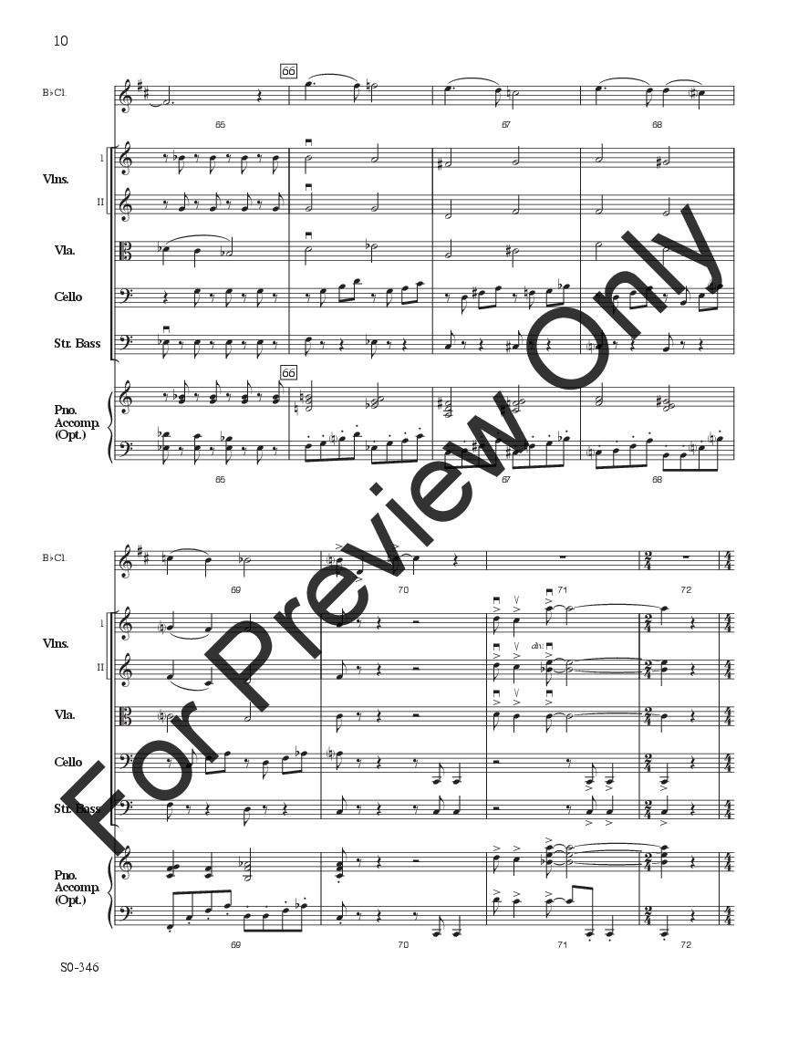 Rhapsody No.1 for Wind Soloist and Strings