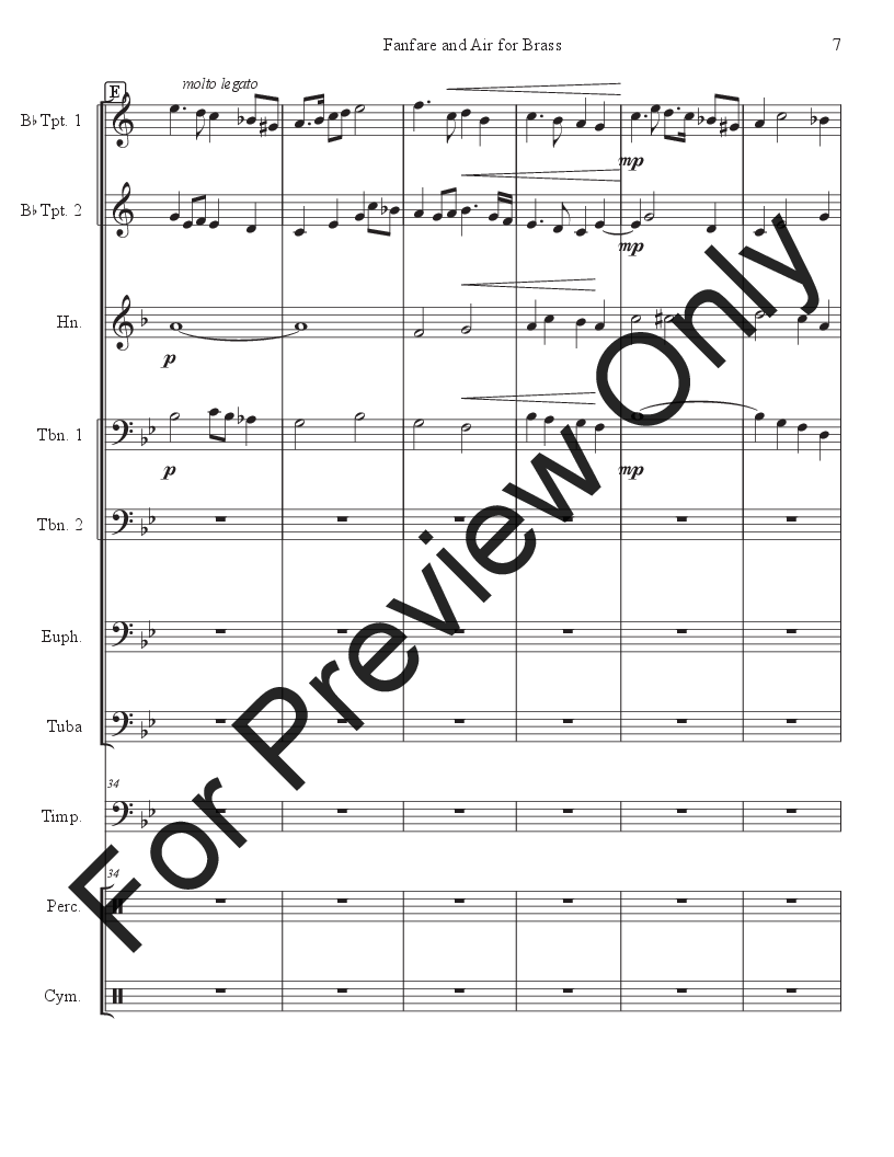 Fanfare and Air for Brass P.O.D.