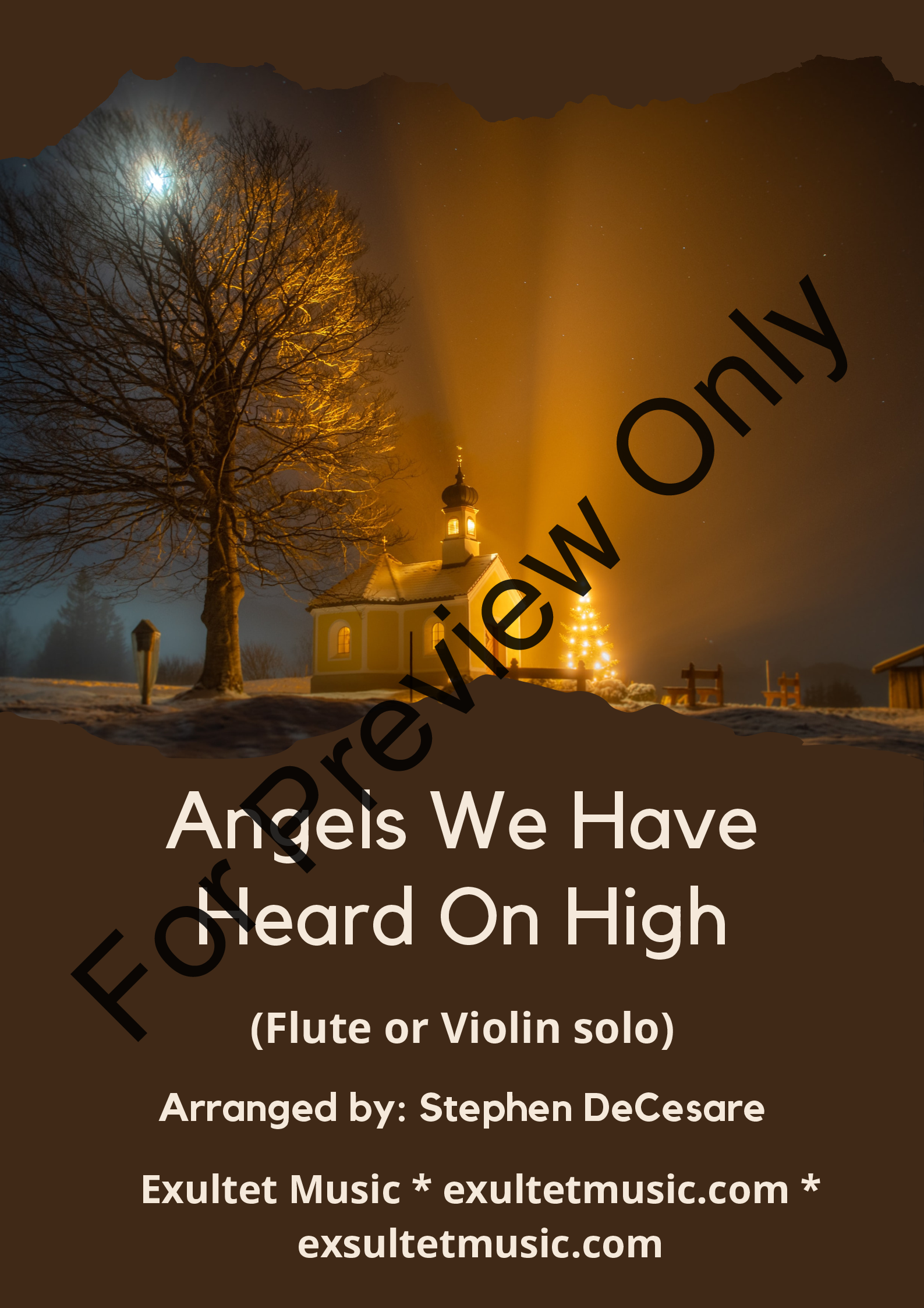 Angels We Have Heard On High (Flute or Violin solo and Piano) P.O.D.