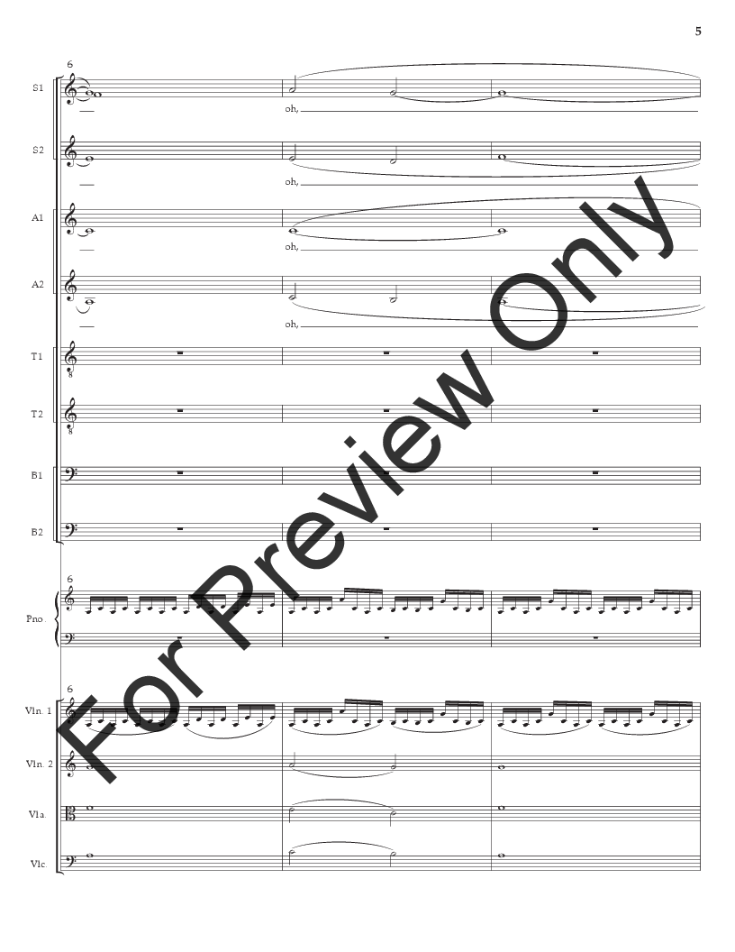 Tundra Instrumental Parts for SATB