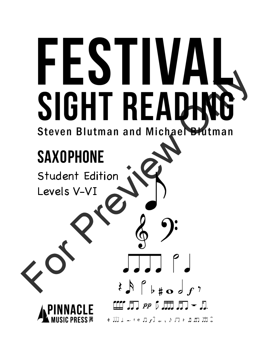 Festival Sight Reading: Saxophone P.O.D.