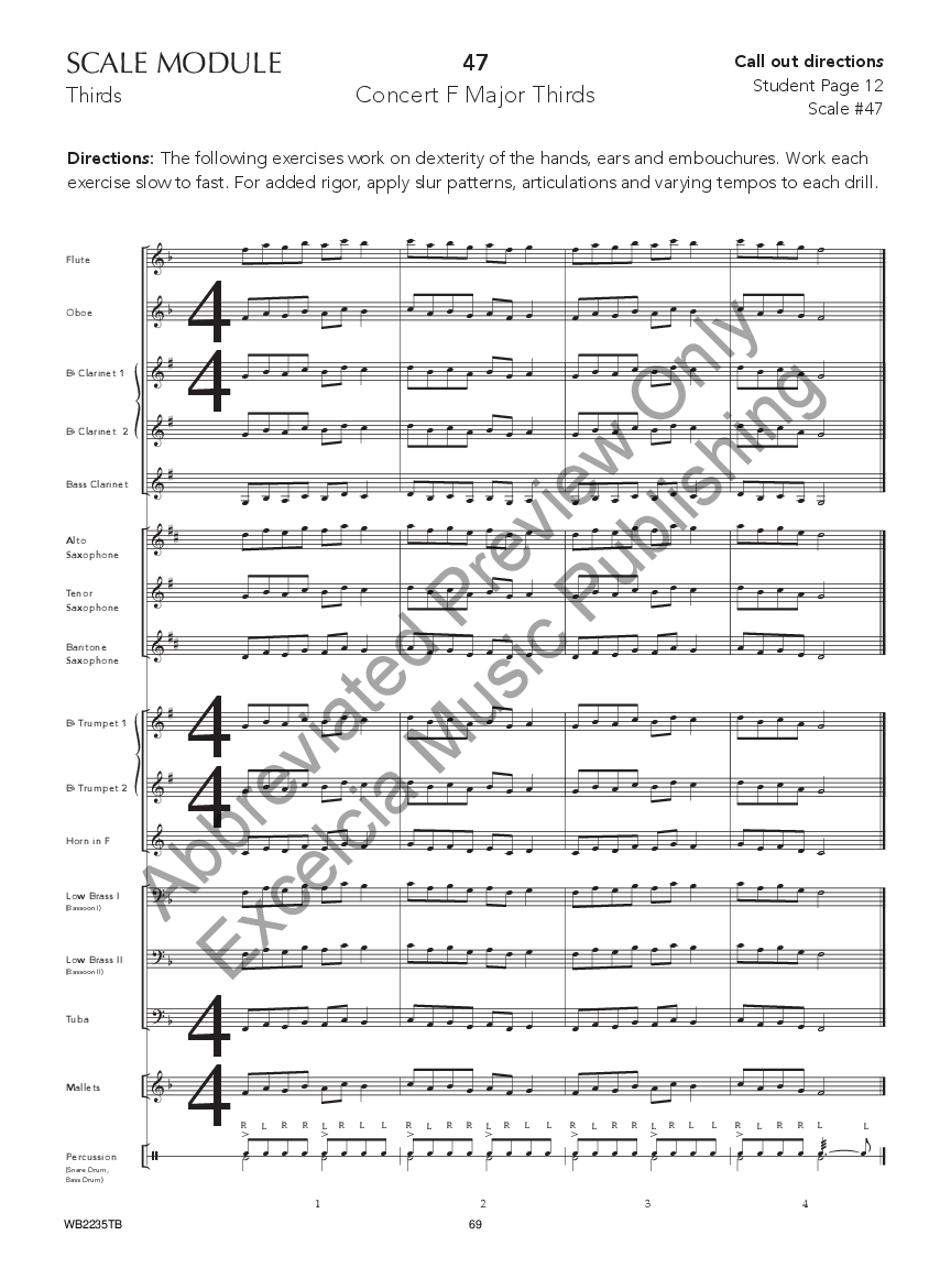 The Complete Warm-Up for Band FLUTE