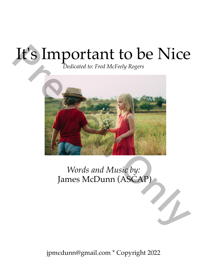 It's Important to be Nice P.O.D.