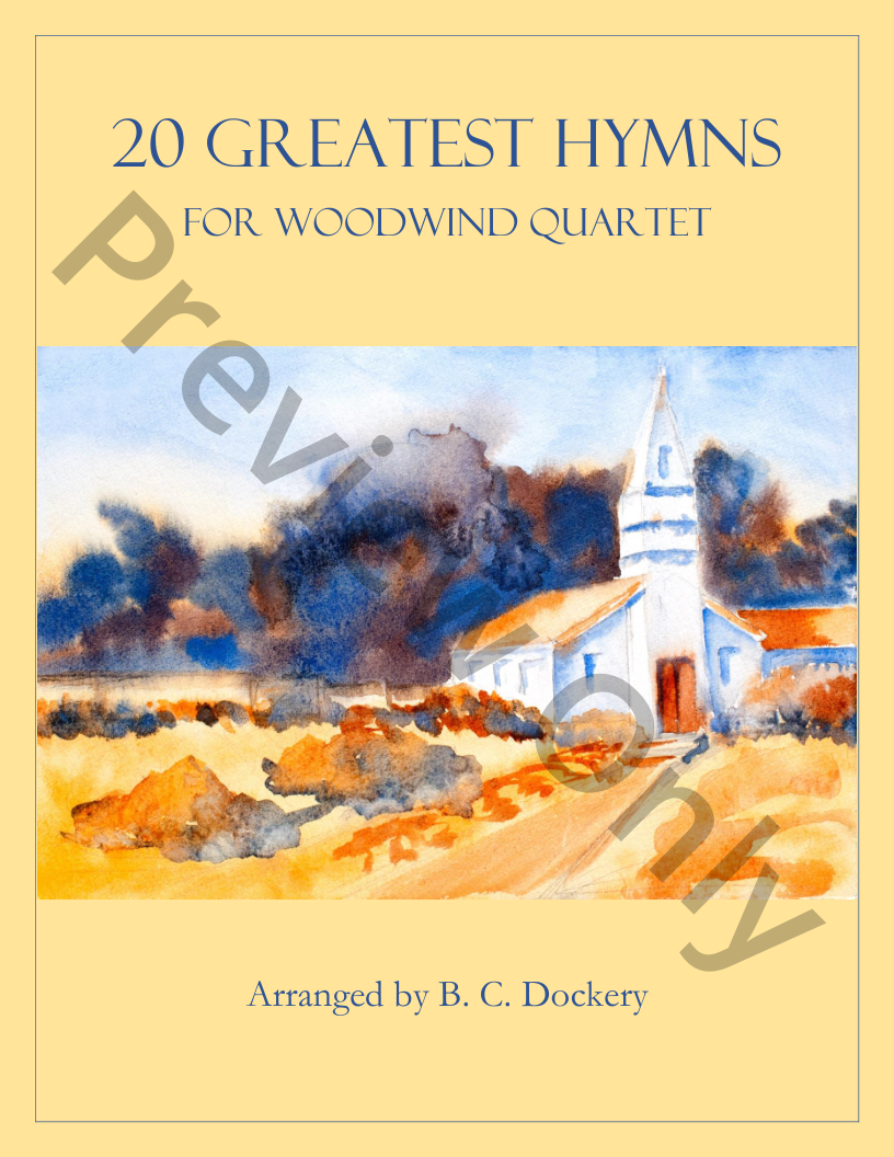 20 Greatest Hymns for Woodwind Quartet P.O.D.