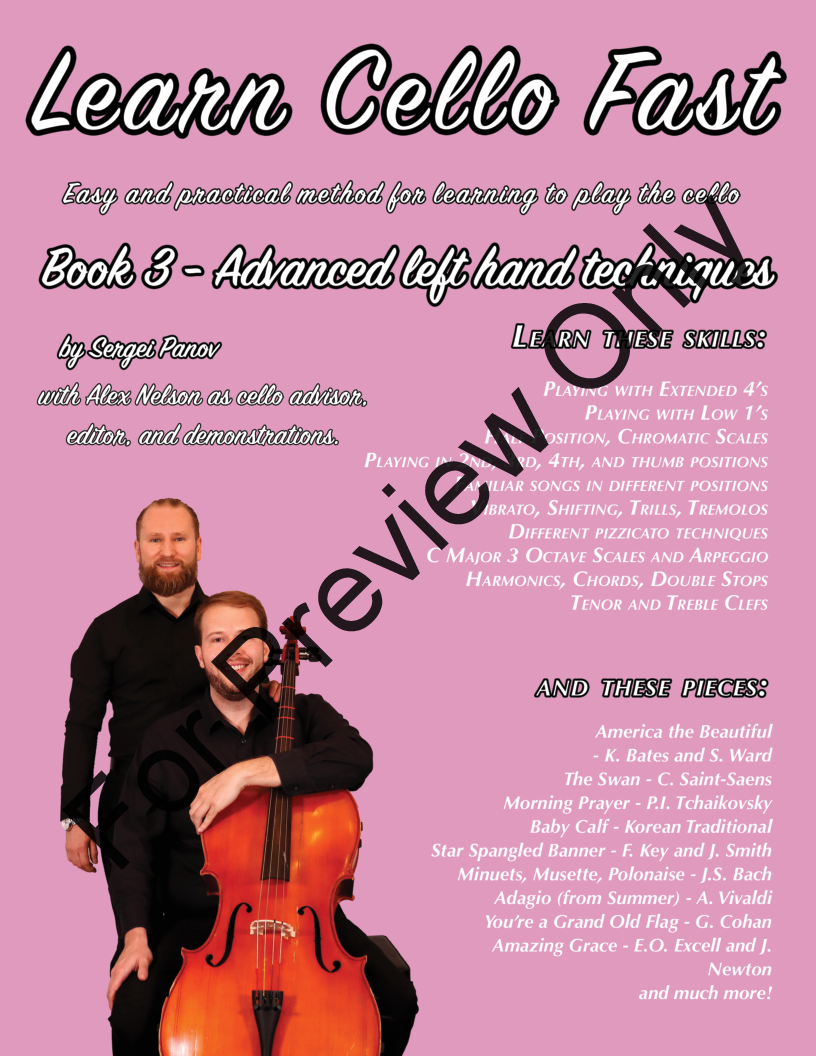 Learn Cello Fast - Book 3 P.O.D.