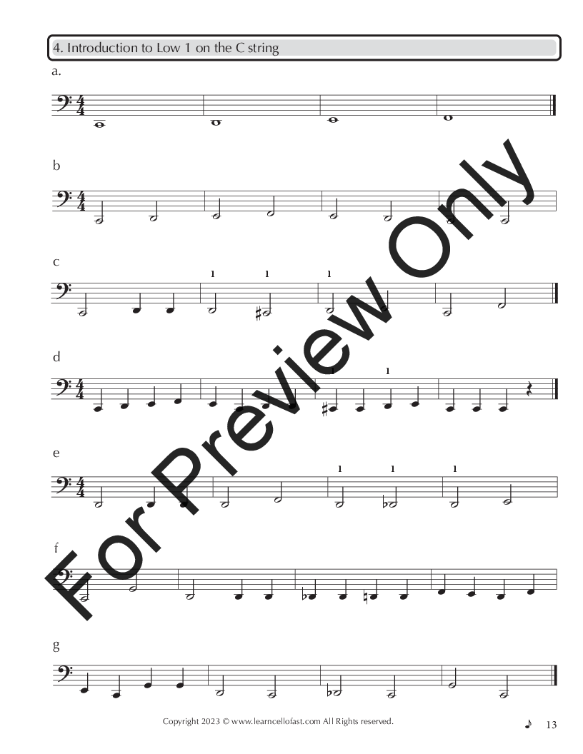 Learn Cello Fast - Book 3 P.O.D.