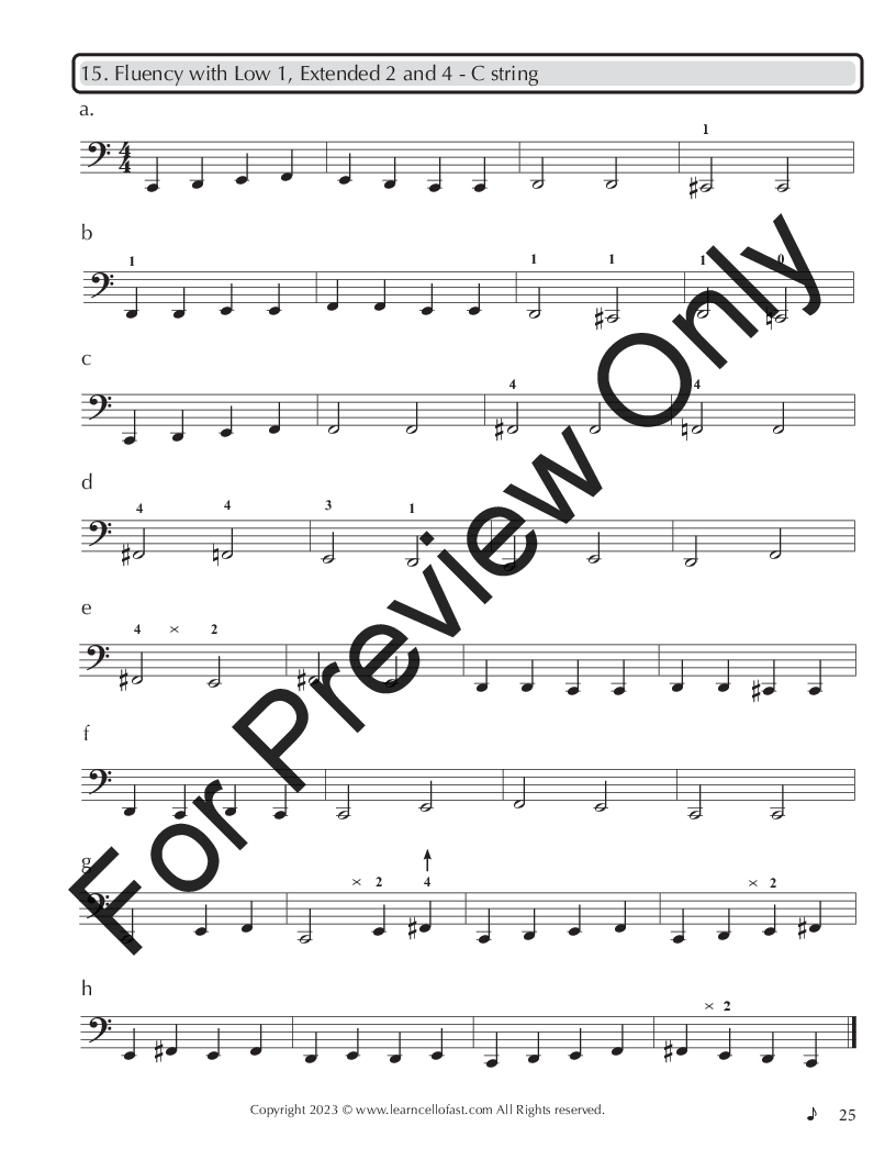 Learn Cello Fast - Book 3 P.O.D.