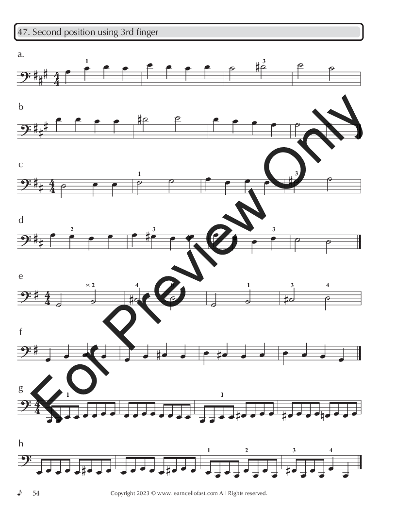 Learn Cello Fast - Book 3 P.O.D.