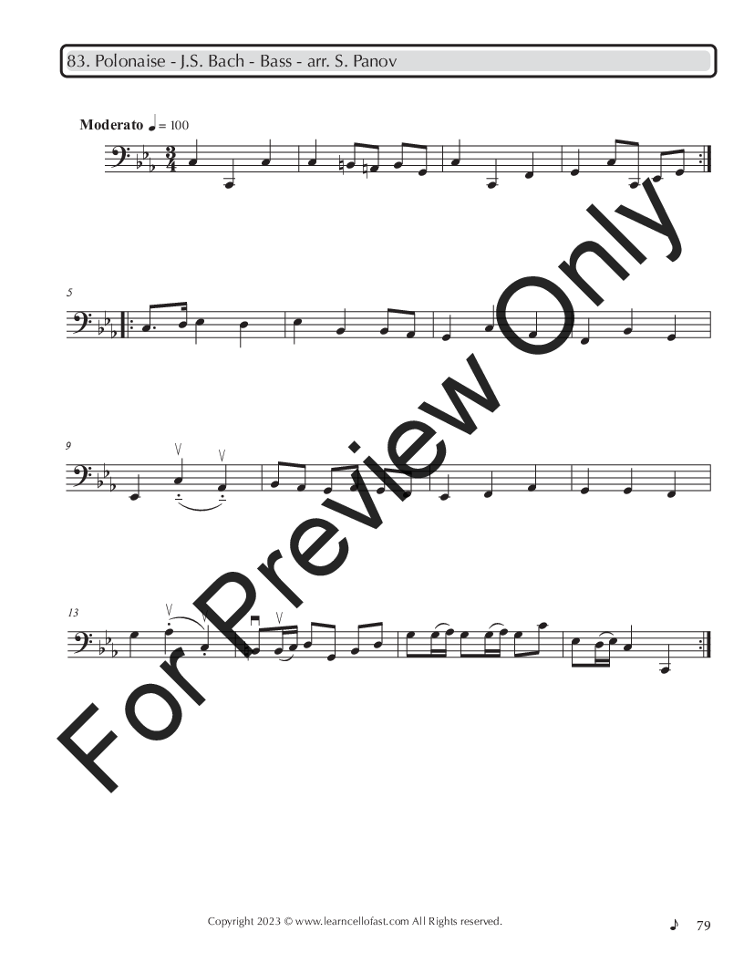 Learn Cello Fast - Book 3 P.O.D.