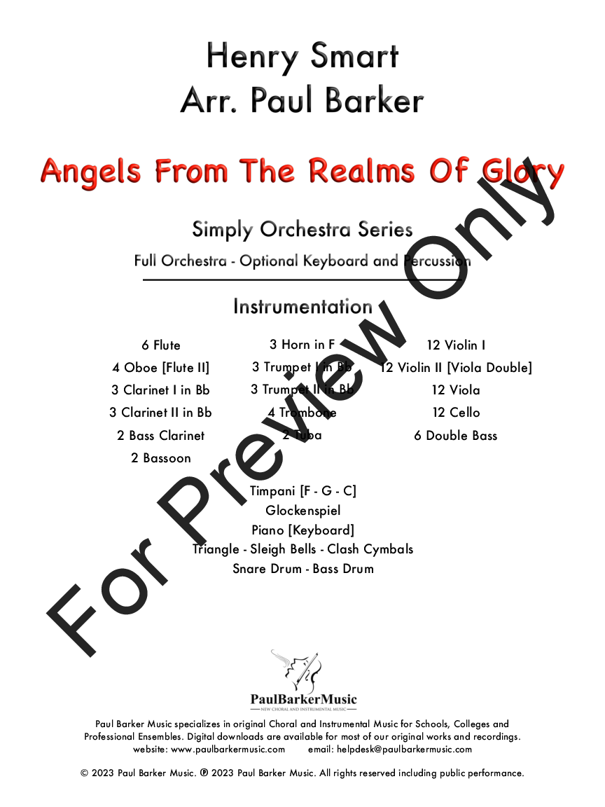 Angels From The Realms Of Glory P.O.D