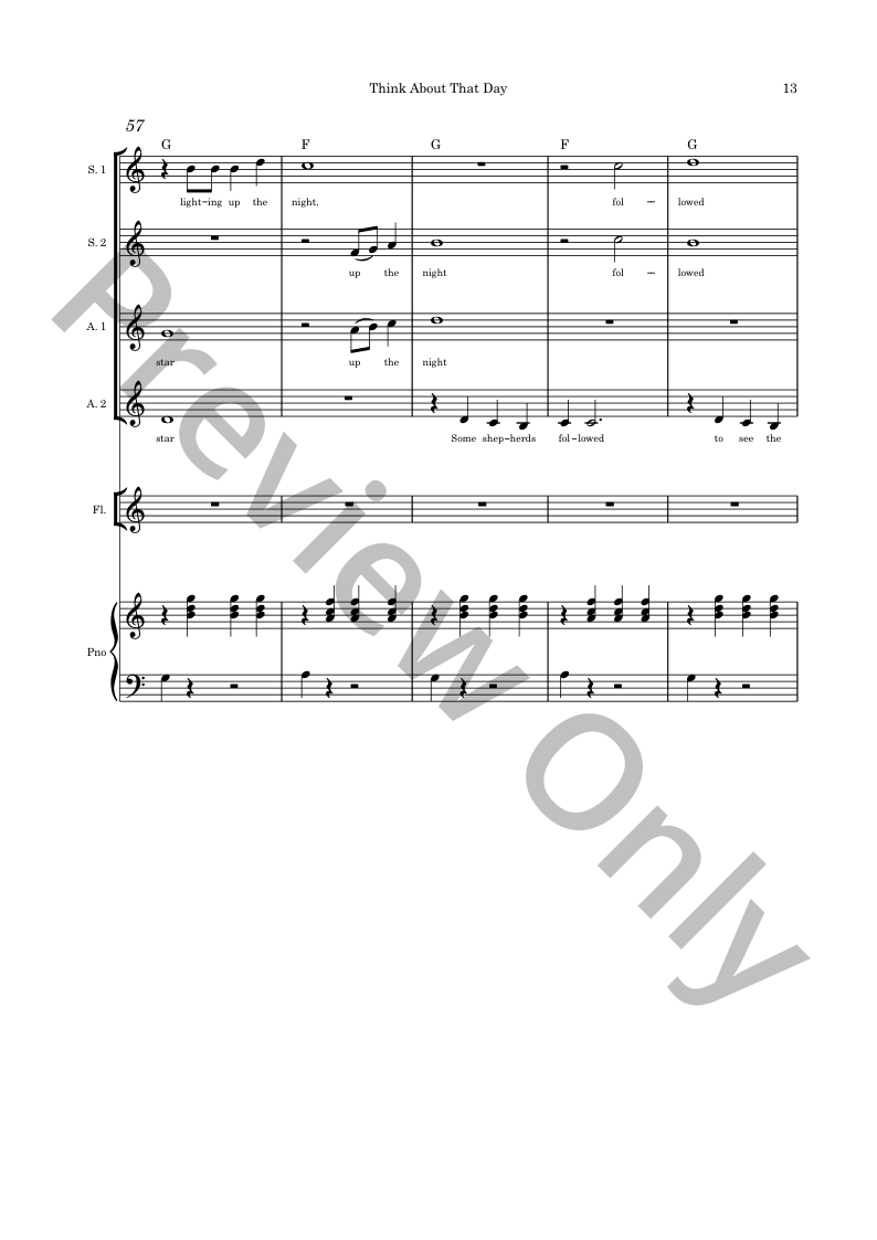 Christmas Angels Christmas Cantata SSAA and piano with optional instruments P.O.D