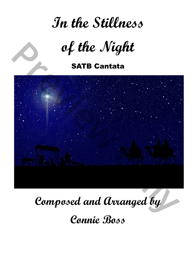 In The Stillness of the Night SATB Christmas Cantata with piano and optional instruments P.O.D