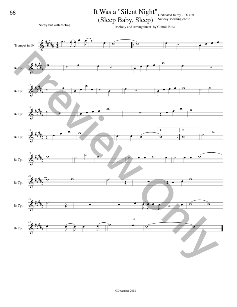 In The Stillness of the Night SATB Christmas Cantata with piano and optional instruments P.O.D