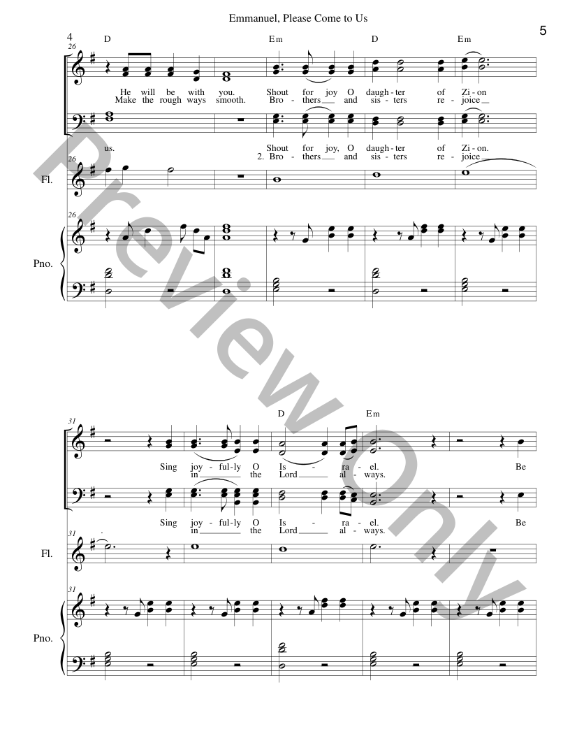 In The Stillness of the Night SATB Christmas Cantata with piano and optional instruments P.O.D