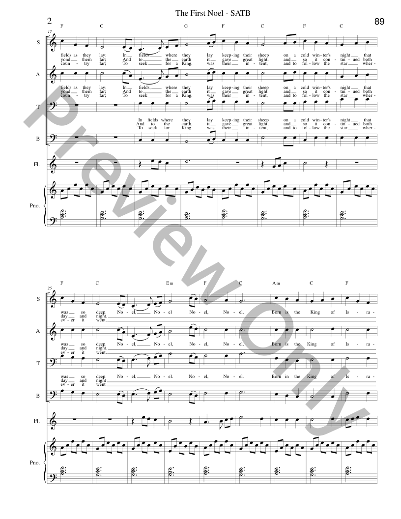 In The Stillness of the Night SATB Christmas Cantata with piano and optional instruments P.O.D