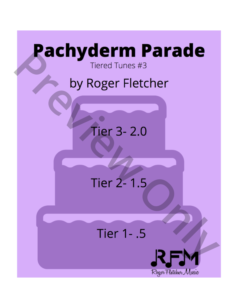 Pachyderm Parade (Tiered Tunes #3) P.O.D