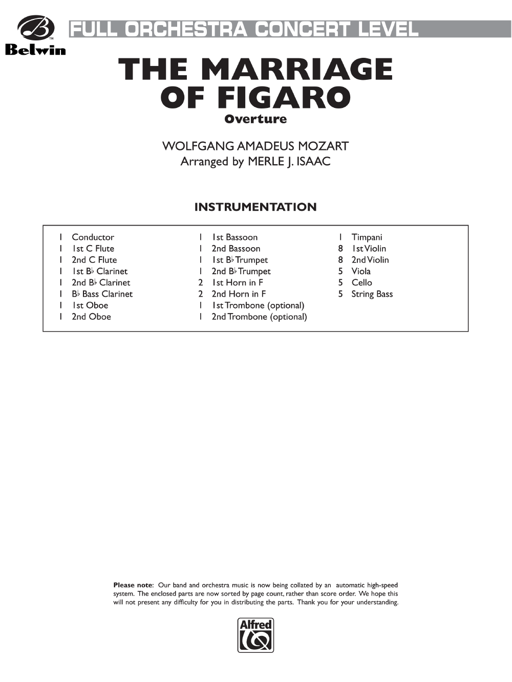 MARRIAGE OF FIGARO