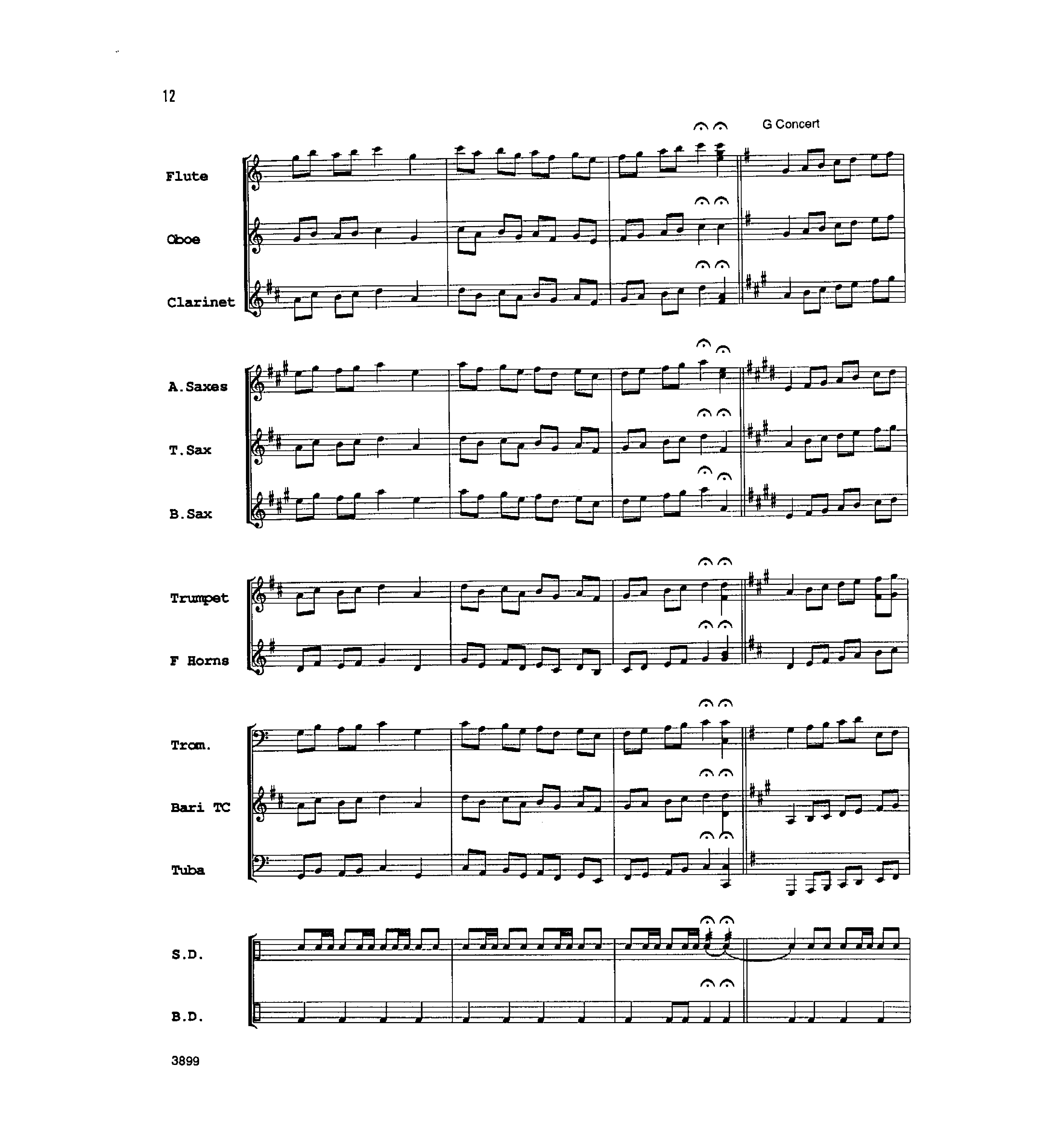 FIVE MINUTES A DAY CONCERT BAND SET